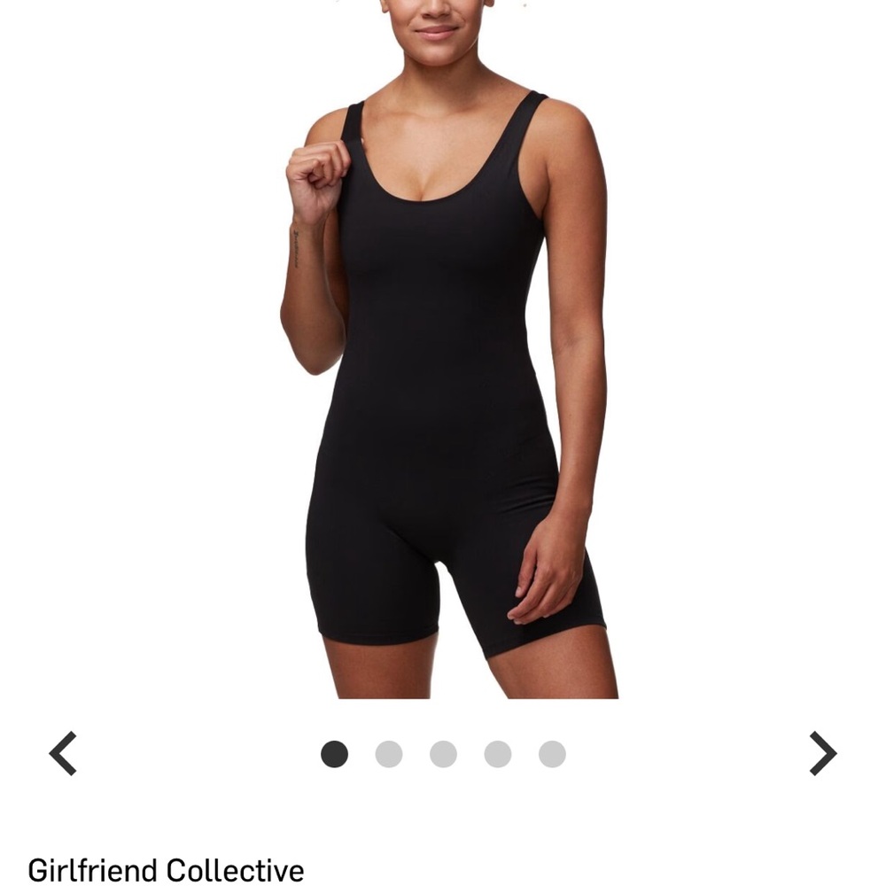 Girlfriend Collective EARTH (brown) Bike Unitard WORN ONCE